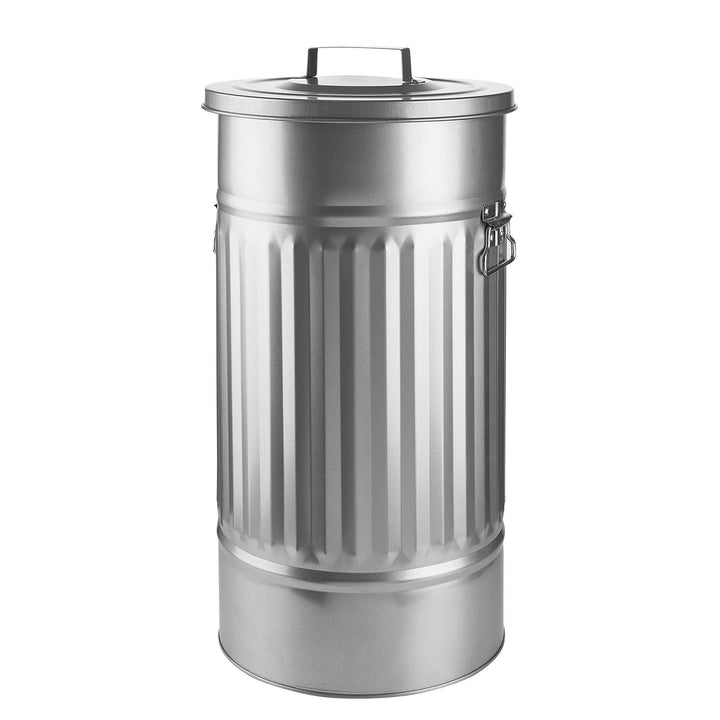 BUTLERS Retro Mülltonne Oskar 40l Mülleimer mit Deckel und Tragegriffen | Küche Abfalleimer ideal al