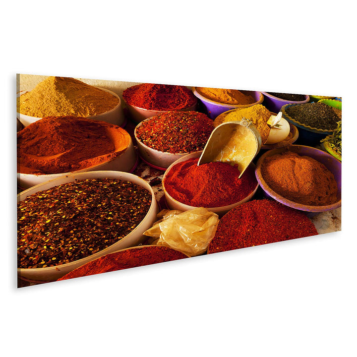 islandburner Bild auf Leinwand Orientalische Gewürzen In Schalen Bilder Wandbilder Poster Leinwand 1