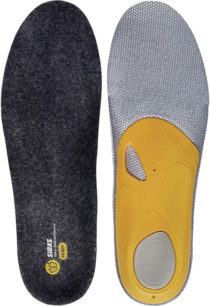 Sidas 3 Feet Merino High Einlegesohle, grau, M Grau M, Grau M
