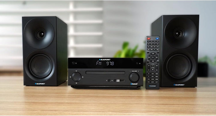 Blaupunkt MS30.02BT Mikro-Stereoanlage Bluetooth HDMI ARC | Optisch USB AUX Radio FM CD 150 W RMS We
