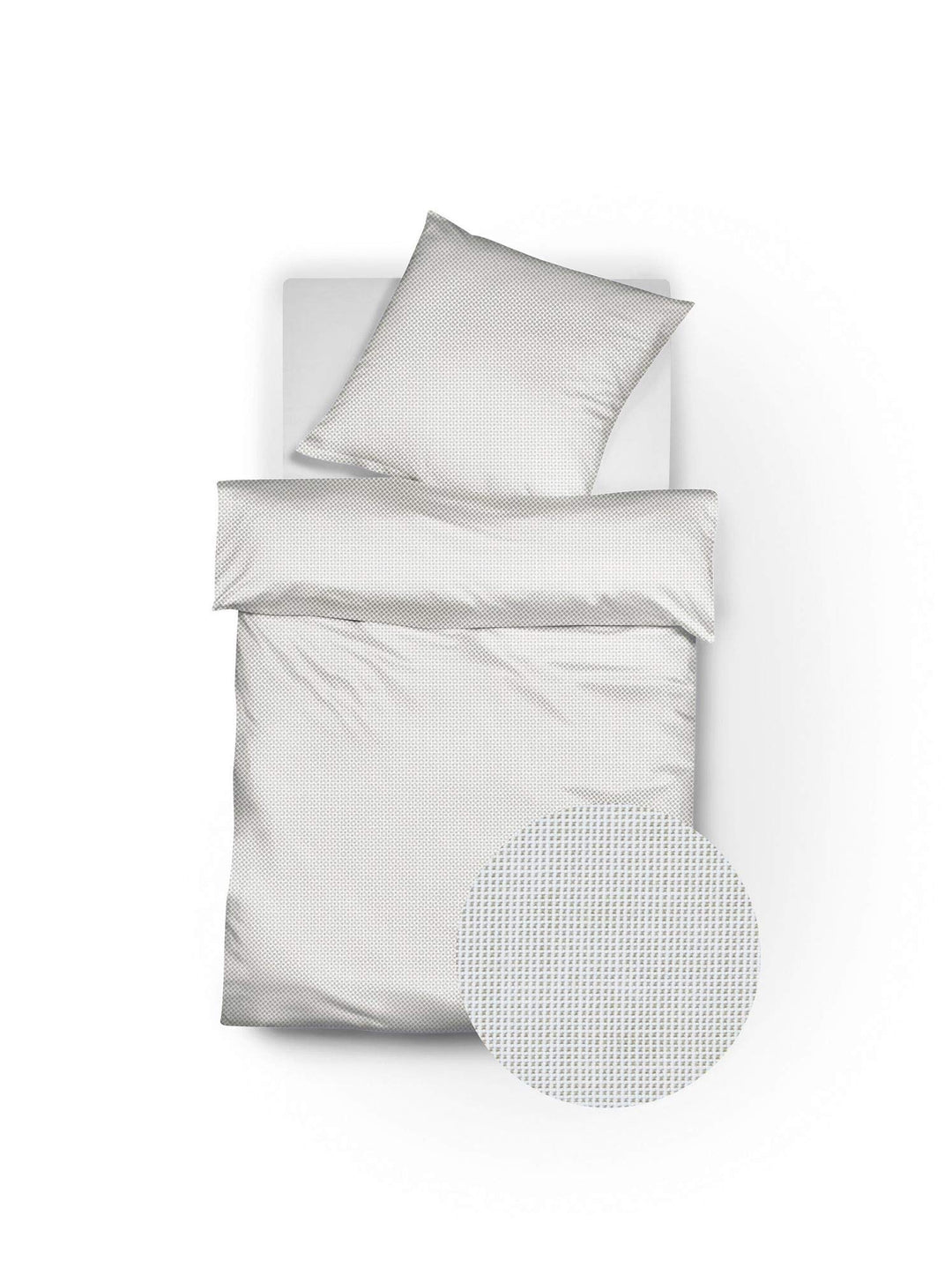 fleuresse Porto Bettwäscheset, Buntgewebe, drieb herb, 38 x 28 x 5 cm Drieb Herb 38.0 x 28.0 x 5.0 c