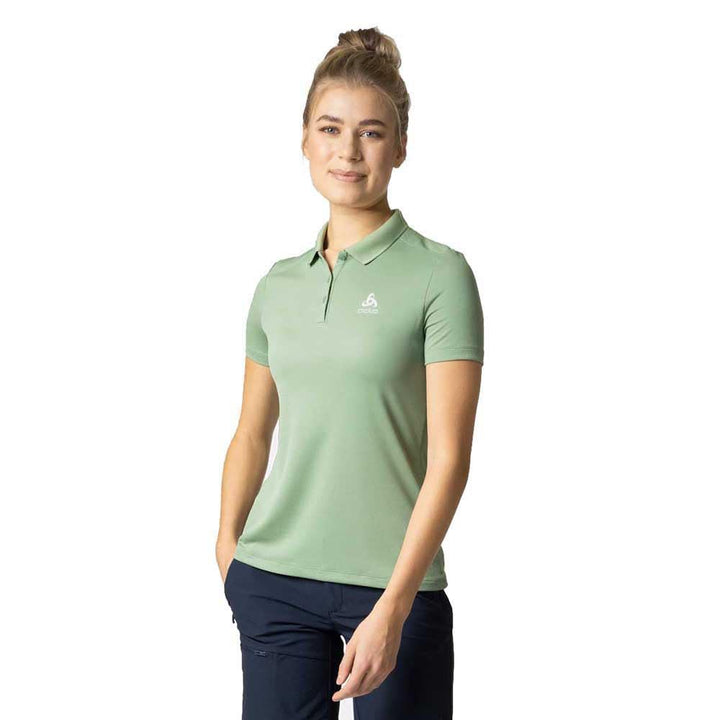 Odlo Damen F-Dry Kurzarm Polo Shirt S Loden Frost, S Loden Frost