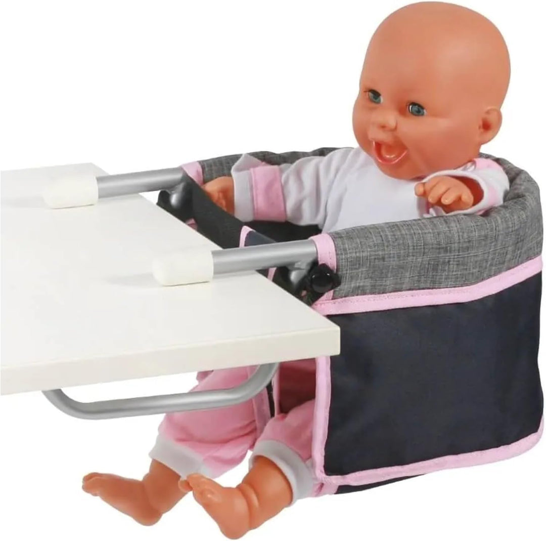 Bayer Chic 2000 - Puppentischsitz, Tischsitz für Puppen, Puppenmöbel, Puppenzubehör, Melange grau, N