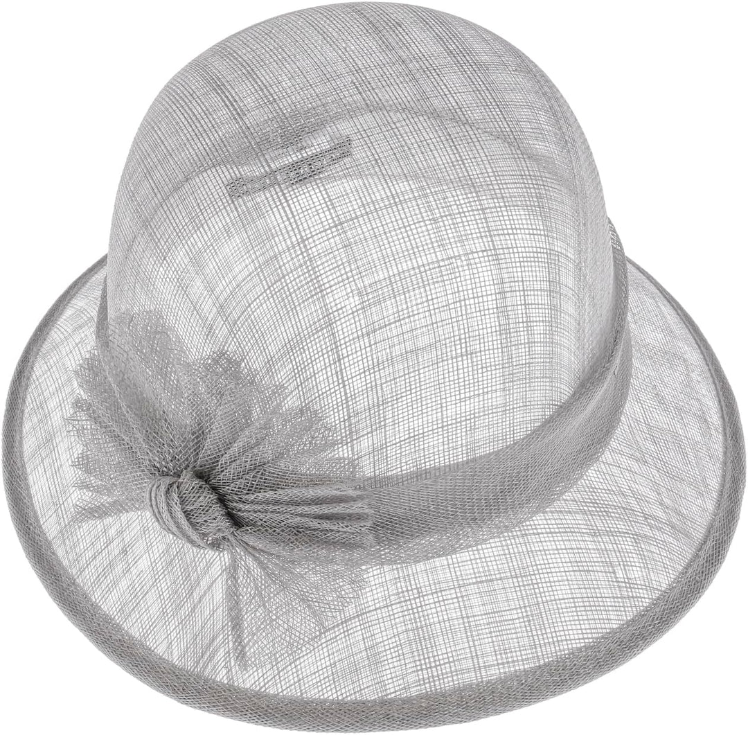 Seeberger Valeska Sinamay Strohhut Damenhut Sommerhut Strohglocke (One Size - grau)