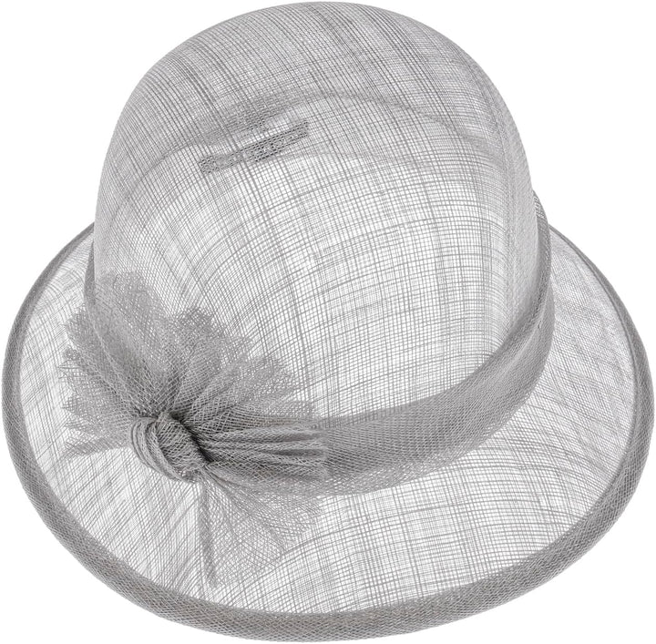 Seeberger Valeska Sinamay Strohhut Damenhut Sommerhut Strohglocke (One Size - grau)
