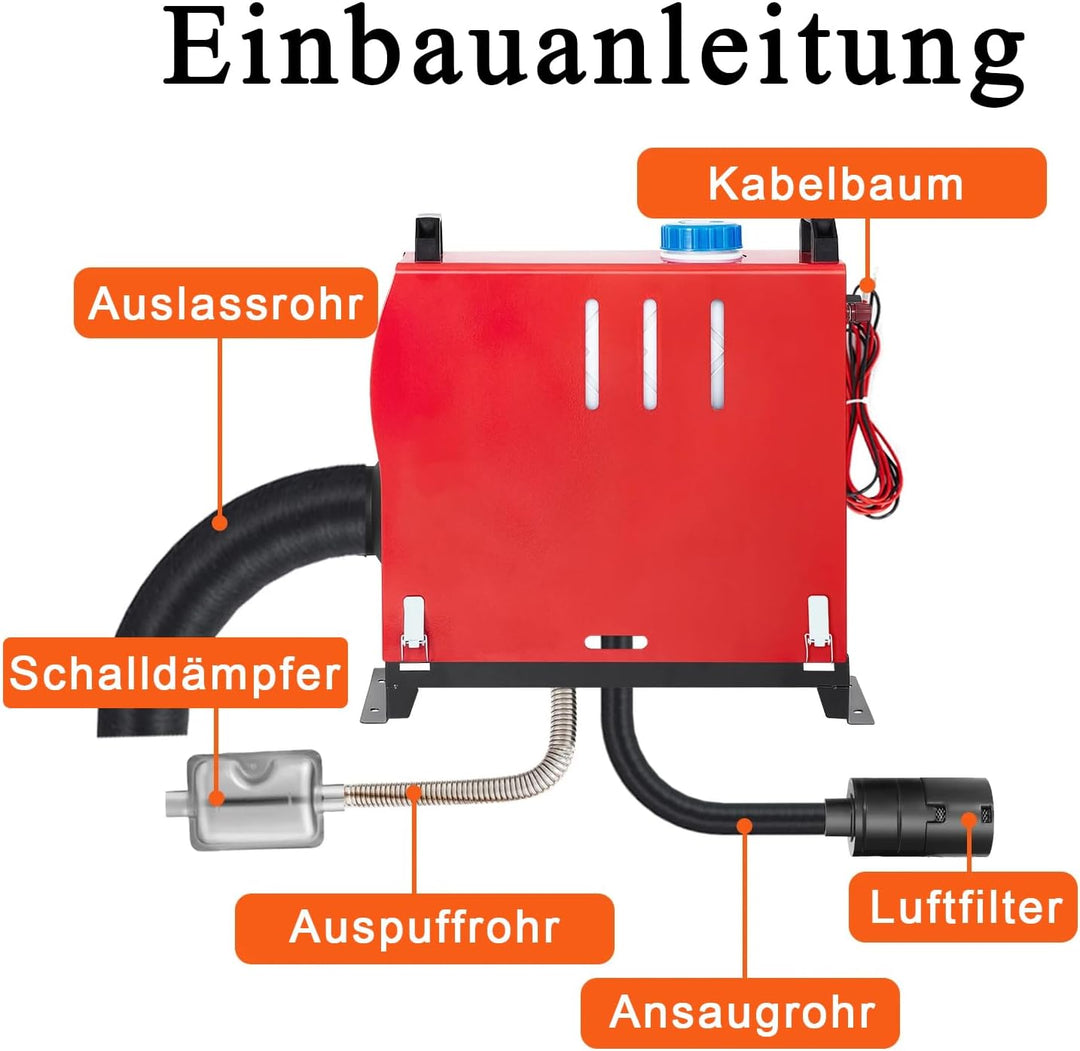 12V Standheizung Diesel, 8KW Diesel Lufterhitzer, 0,18-0,48 Standheizung, Luft Dieselheizung, Air Di