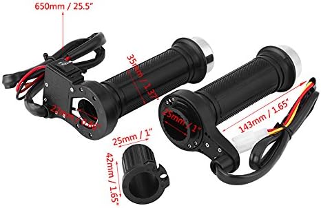 1 Paar Motorradgriffe Universal Elektrisch beheizt Motorrad Griffe Griffe 22mm (7/8")