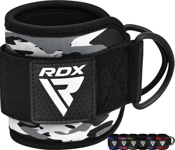 RDX Knöchelriemen für Kabel und Widerstandsbänder – Manschette 7 mm, gepolstert aus Neopren 10 x 4 Z