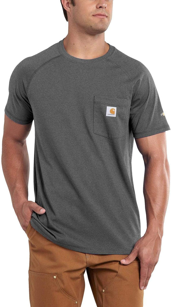 Carhartt Herren T-Shirt 4XL Anthrazit Meliert, 4XL Anthrazit Meliert