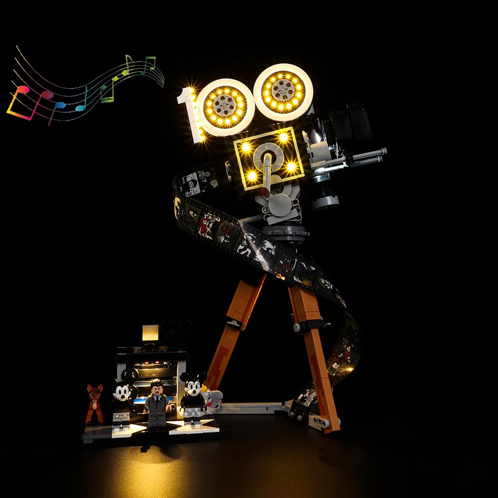 Kyglaring LED-Beleuchtungsset (kein Modell) - Kompatibel mit Lego-43230 Disney Walt Disney Tribute C