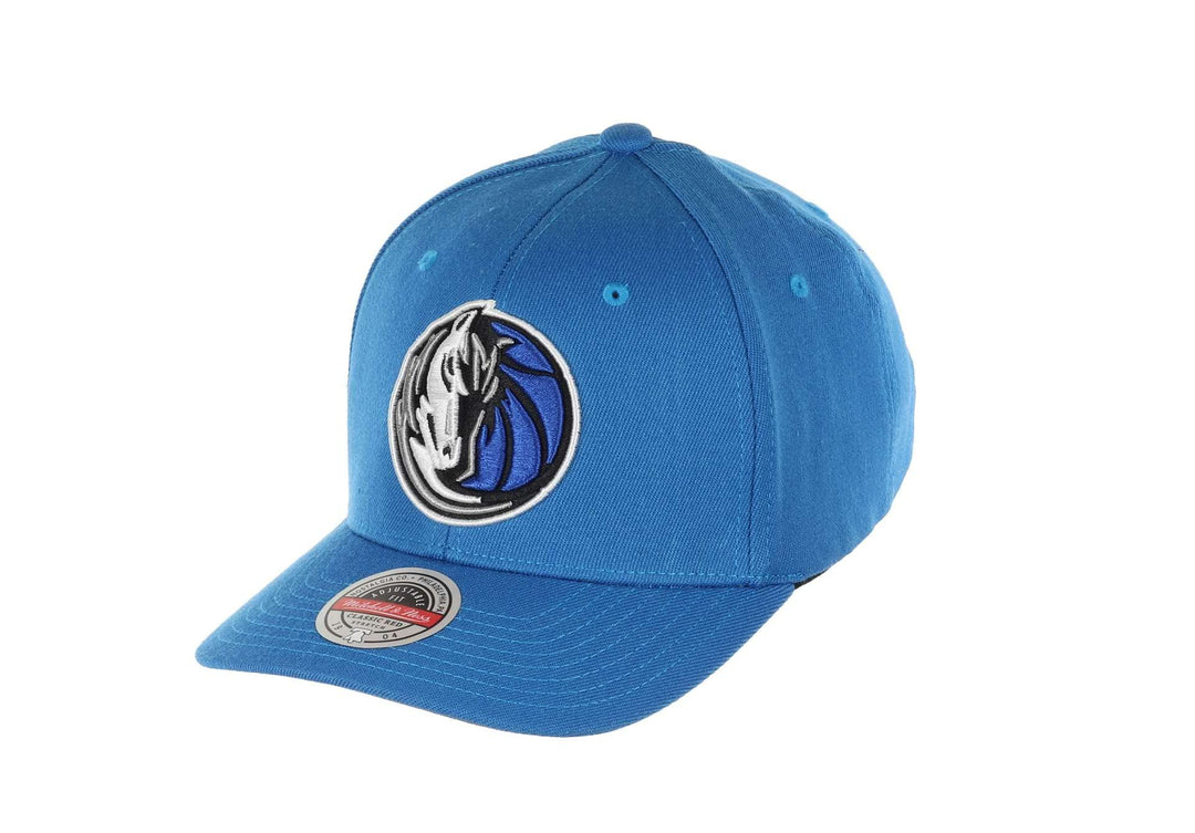 Mitchell & Ness NBA/HWC Team Ground 2.0 Classic Red Curved Snapback, #25-Mavericks-Blue-29196