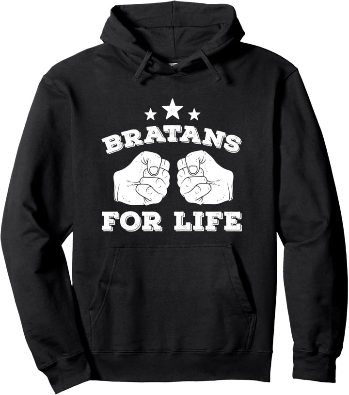 Bratans For Live Bruder Brat Rap Russisch Geschenk Pullover Hoodie