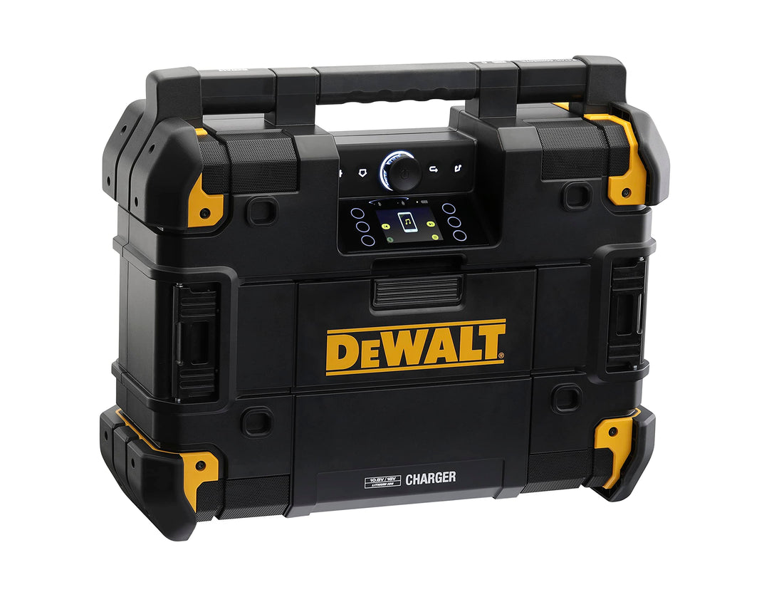 Dewalt Akku- & Netz-Radio (passend zum T-Stak-Boxen-System, mit Ladestation, DAB+ & AM/FM-Baustellen