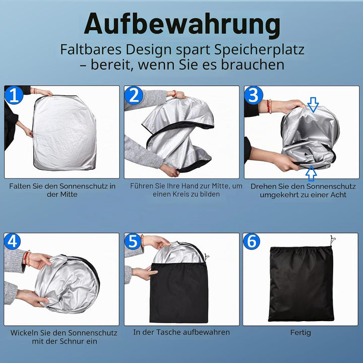 ZATOOTO Sonnenschutz Auto Frontscheibe für VW Multivan T4 T5 T6 | Windschutzscheibe Sonnenschutz, Pa