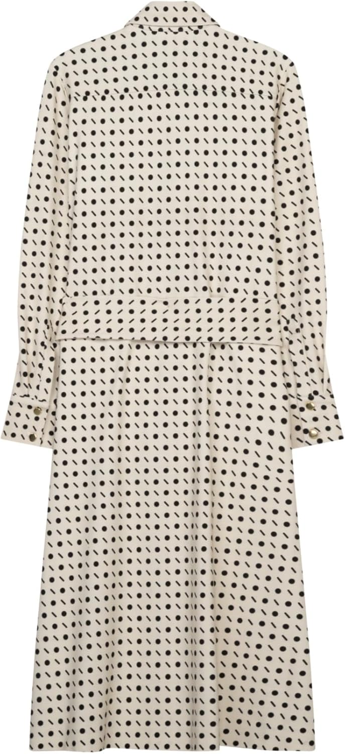 Seidensticker Damen Blusen Kleid - Fashion - Regular Fit - tailliert - Bügelleicht – Langarm 38 Crem