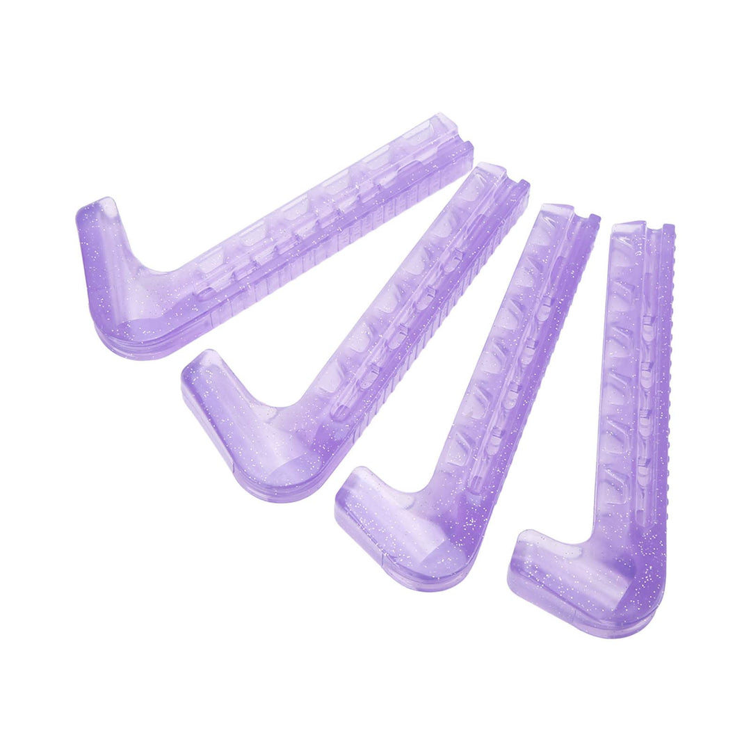 Zerodis Schlittschuh-Klingenschutz, Schlittschuh-Schutzfeder-Design für Hockey-Schlittschuhe Violett