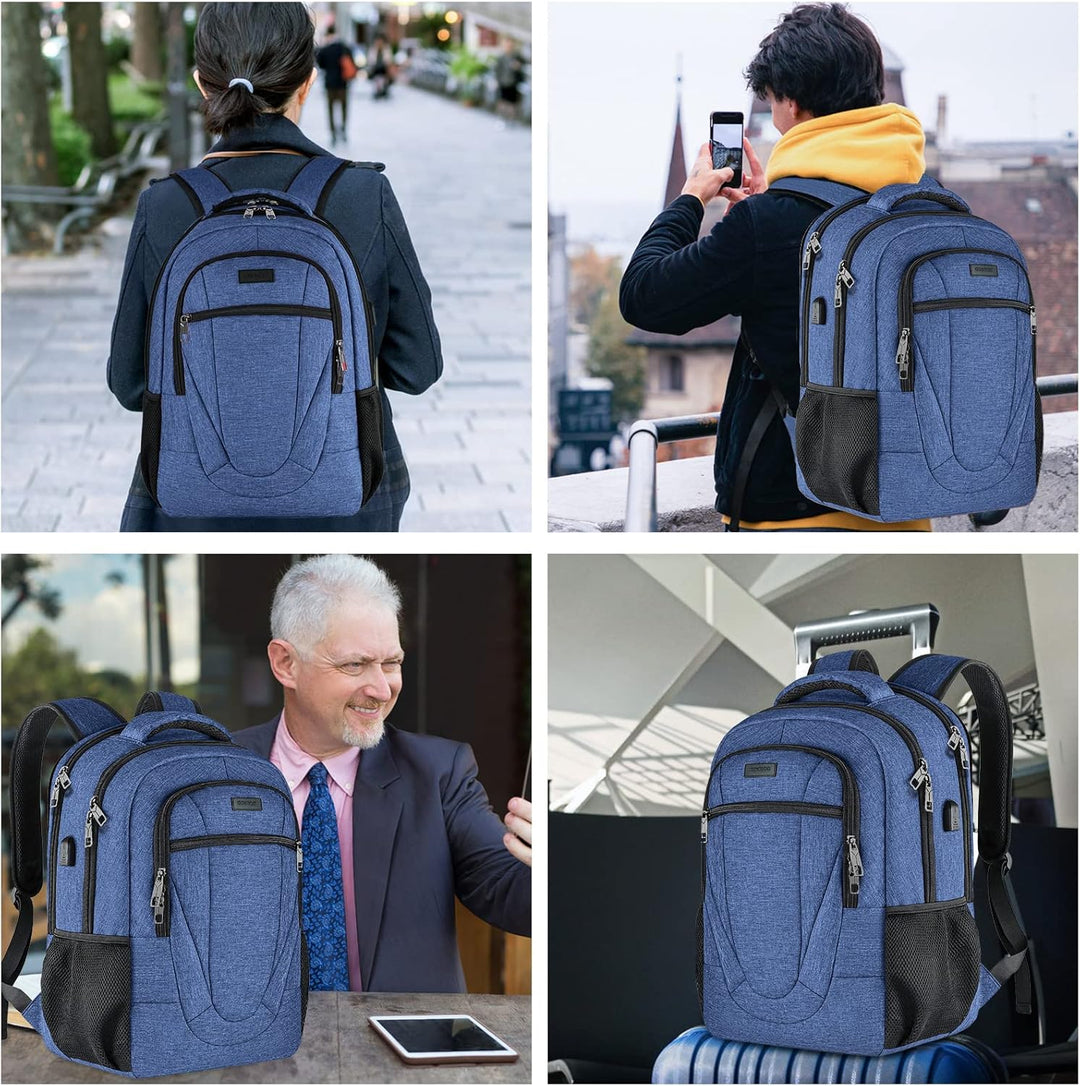 BIKROD Rucksack Herren und Damen, Schulrucksack Jungen Mädchen Teenager, Wasserdicht Rucksack | 17.3