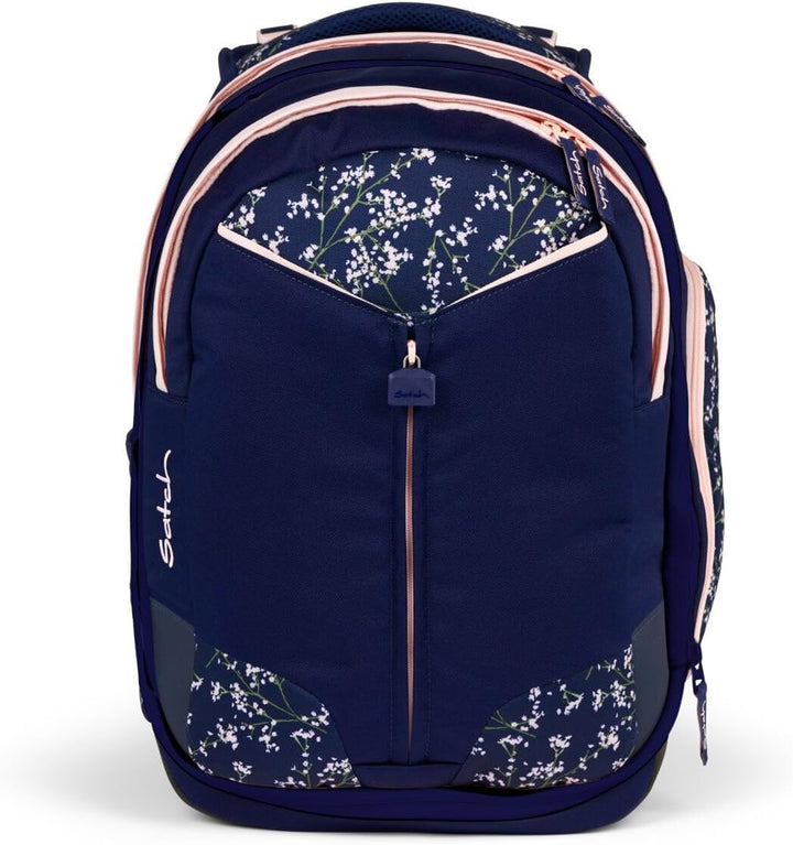 satch Match Schulrucksack Set 3tlg. inkl. Schlamperbox und Sportbeutel, Bloomy Breeze