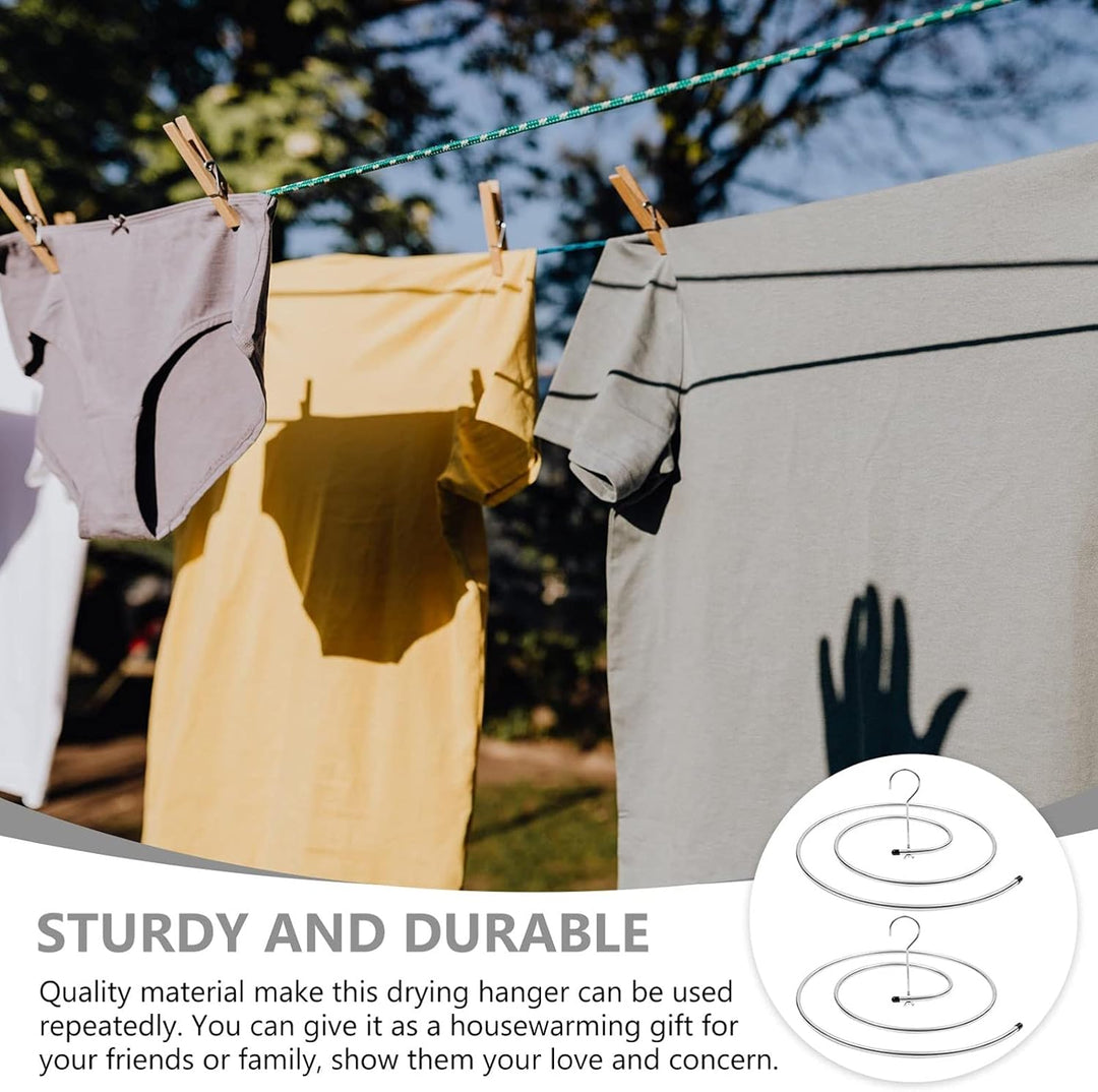 EXCEART Drying Rack Spirale Geformt Trocknen Rack Wäsche Ständer Kleiderbügel für Wohnheim Bett Blat