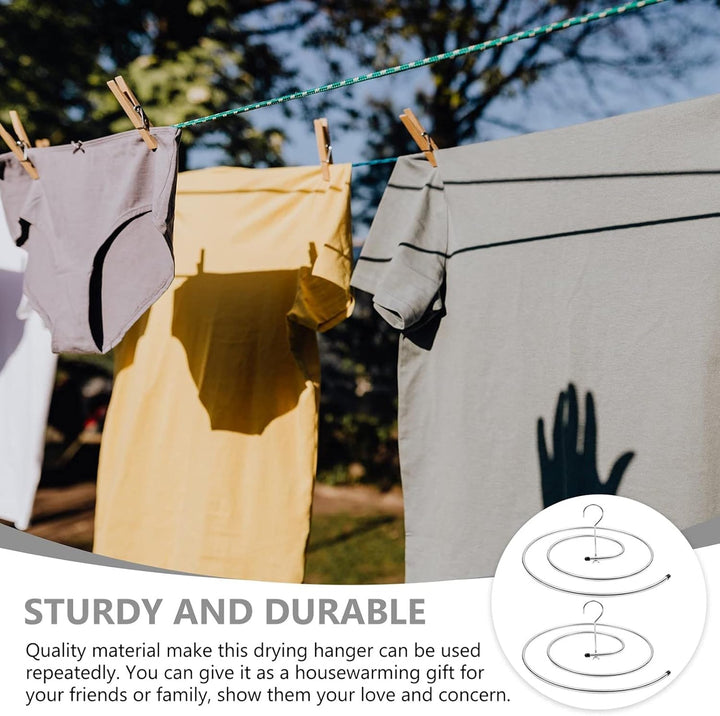 EXCEART Drying Rack Spirale Geformt Trocknen Rack Wäsche Ständer Kleiderbügel für Wohnheim Bett Blat