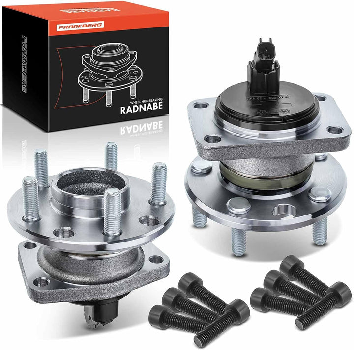 Frankberg 2x Radnabe Radlagersatz Hinterachse Kompatibel mit Mondeo III B5Y B4Y 2000-2007 Mondeo III