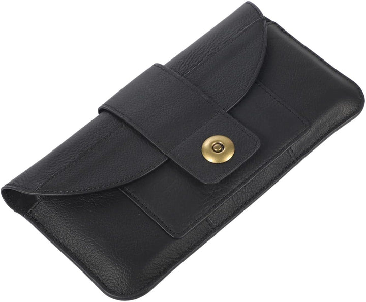 DYIGO Horizontale Gürteltasche aus echtem Leder für Herren, Kupplung für iPhone 13/14/15/16/17/Pro/P