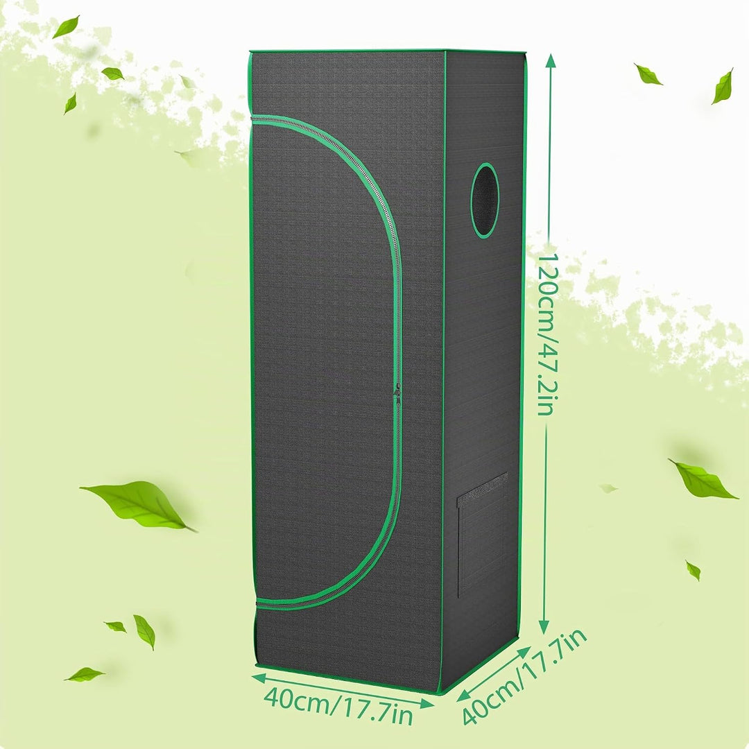 Aufun Grow Zelt, Grow Tent 40x40x120cm Growschrank für Pflanzen Zuchtzelt Gewächshaus Box Garten Anz