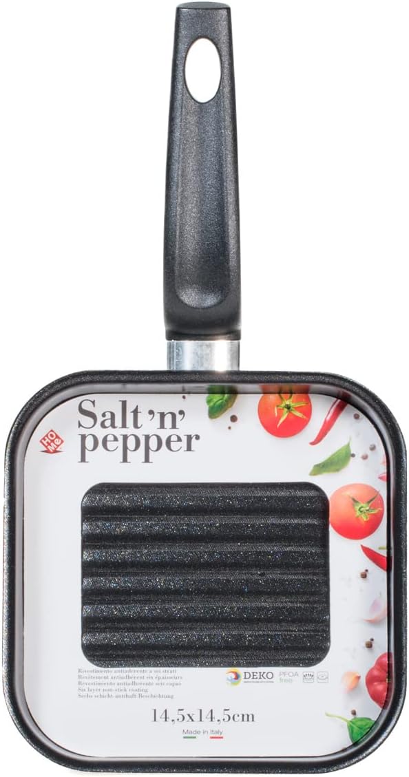 Home Grill, Aluminium, White, No Size Grillpfanne 14,5 cm, Grillpfanne 14,5 cm