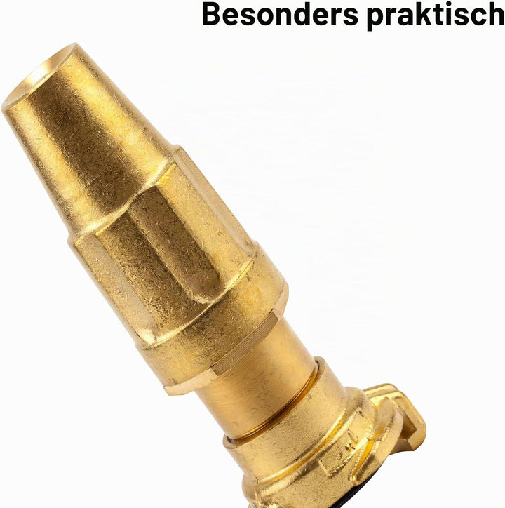 Gardena Messing-Schnellkupplungs-Spritze für 25 mm (1 Zoll)-Schläuche: Schnellkupplungsanschluss mit