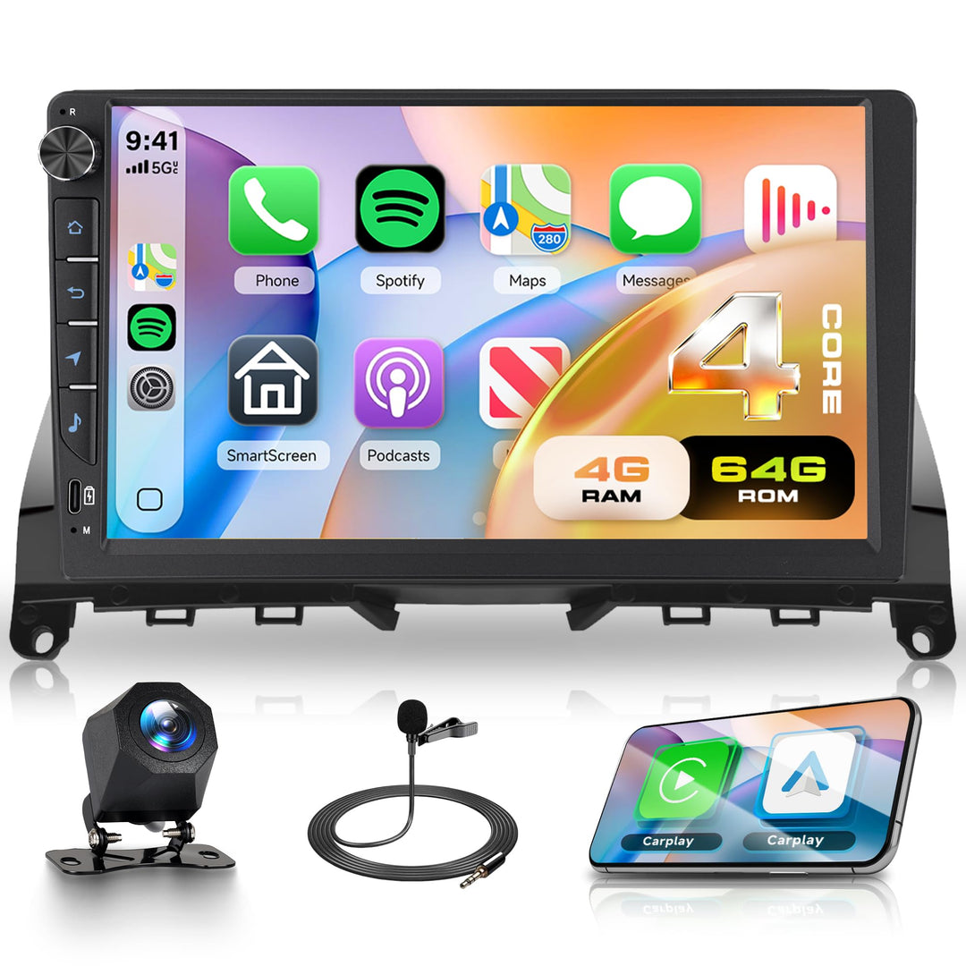 Rimoody 4G+64G Android Autoradio für Mercedes Benz C Class W204 S204 2007-2014