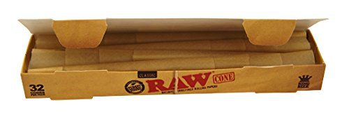 Set Raw konische KS Stopfmaschine inkl. 32x Raw konische Hülsen ungebleicht cone filler