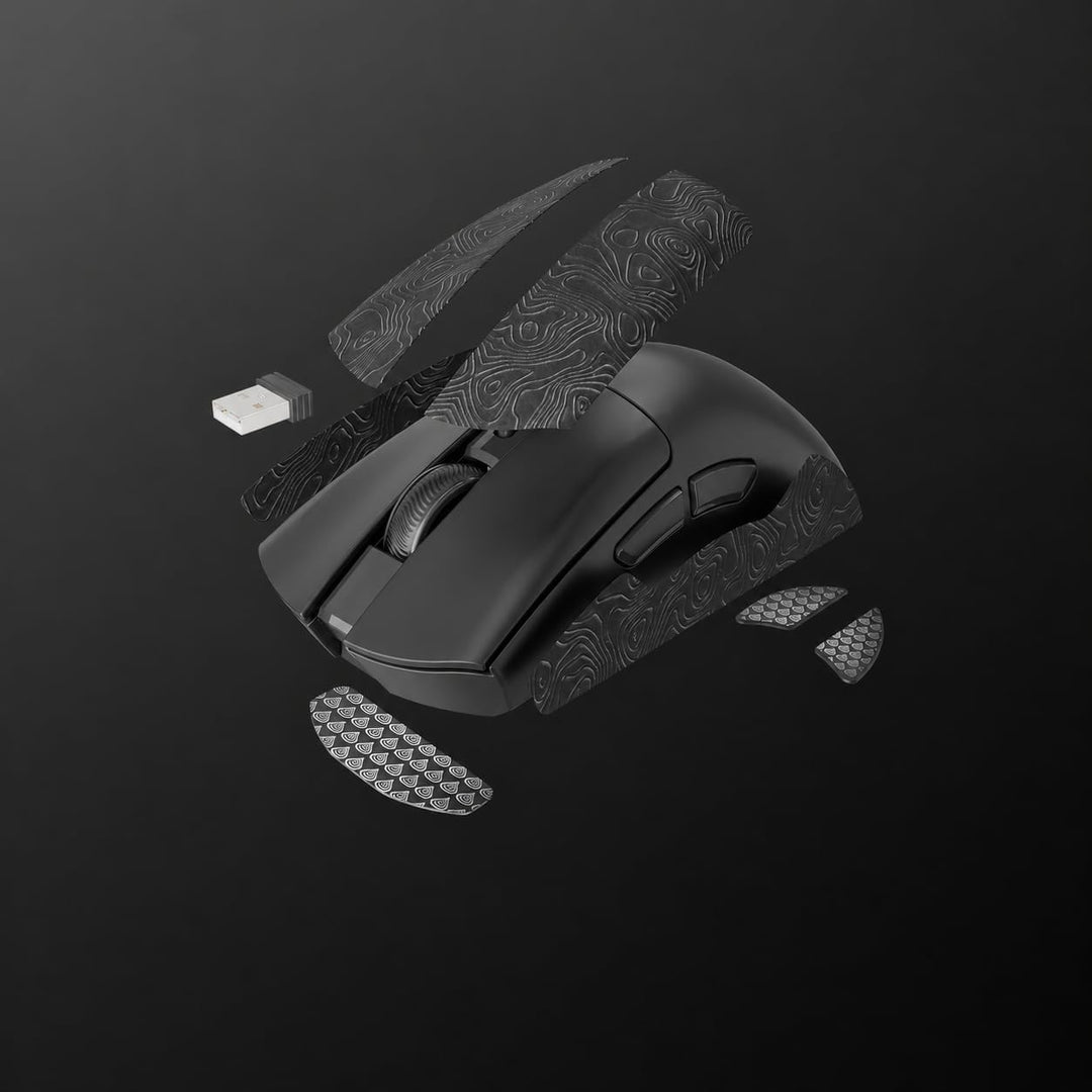 Genesis Zircon 880 Wireless Gaming Maus, 12000 DPI, 1000 Hz, Schwarz | Kabellose E-Sport Maus mit PA