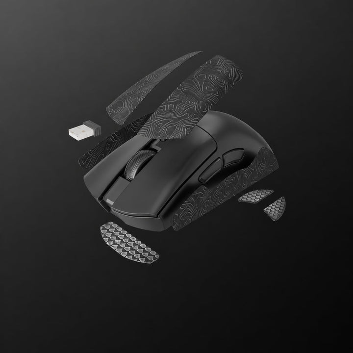 Genesis Zircon 880 Wireless Gaming Maus, 12000 DPI, 1000 Hz, Schwarz | Kabellose E-Sport Maus mit PA