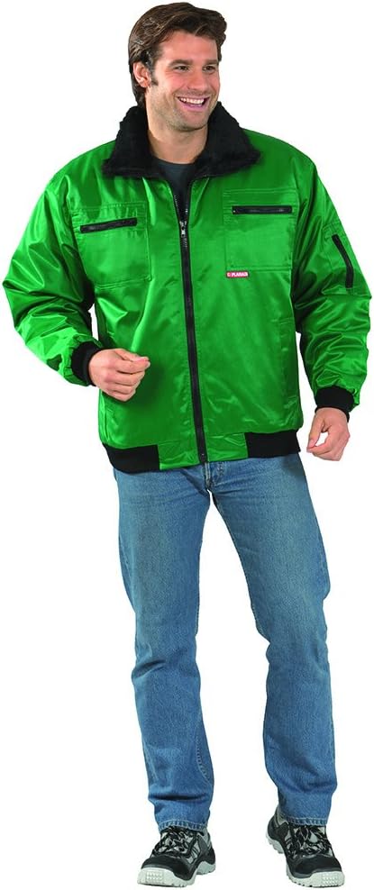 Planam Outdoor Winter Herren Gletscher Pilotenjacke grün Modell 0337 Grösse M, Grün M
