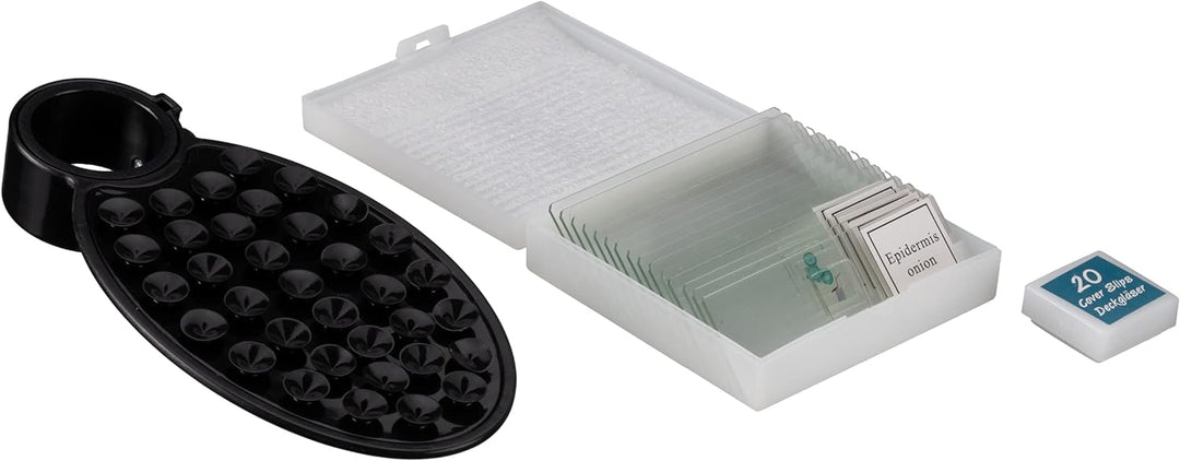Bresser biologisches Durchlicht-Mikroskop, Erudit Basic Mono 40x-400x, Grob- und Feinfokussierung, s