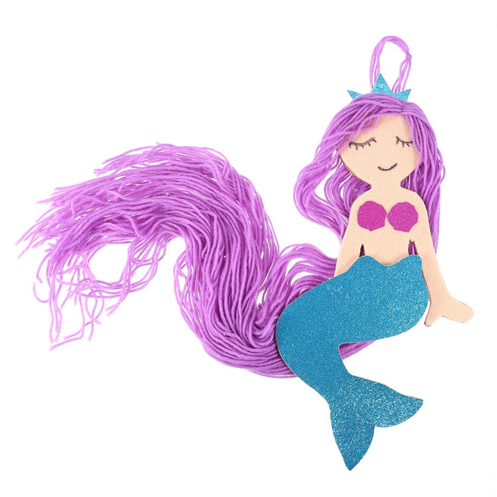 TOYANDONA Wanddekor Meerjungfrau Tassel Haarschmuck Aufbewahrung Haarklammern Organizer Kinderzimmer