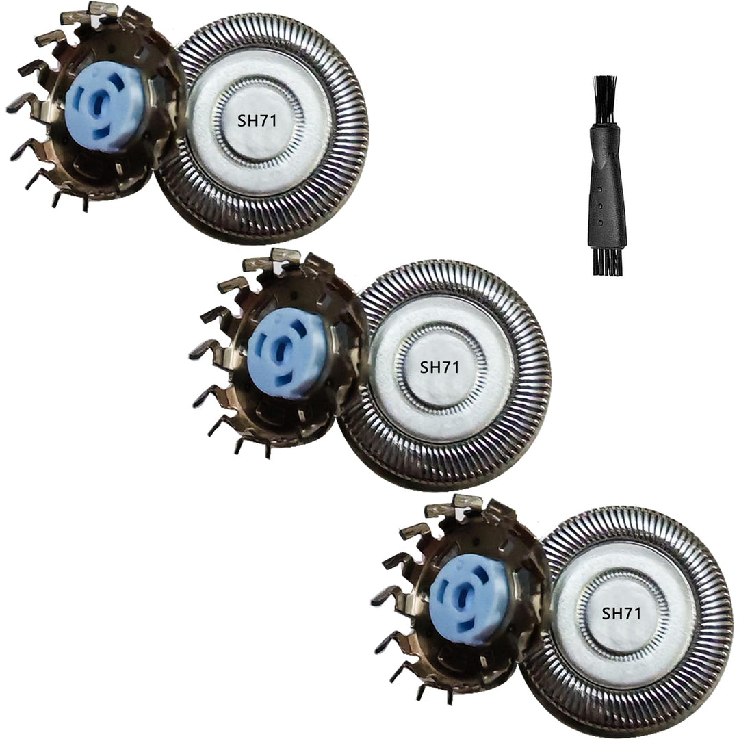 [3 Stück]SH71 Ersatzscherköpfe kompatibel mit Philips,für Shaver Serie 7000 (S7XXX) und eckige Serie