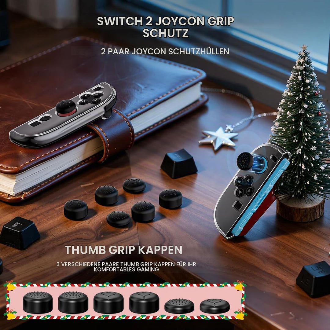 HEYSTOP Switch 2 Tasche für Nintendo Switch 2 Zubehör Set mit Switch 2 Tragetasche, Switch 2 Schutzh
