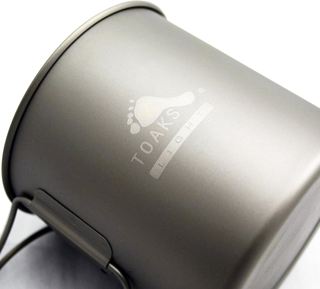 TOAKS Camping Titan Topf Becher Schale (375ml, 450ml, 550ml, 650ml, 700ml, 750ml, 900ml), Outdoor Pi