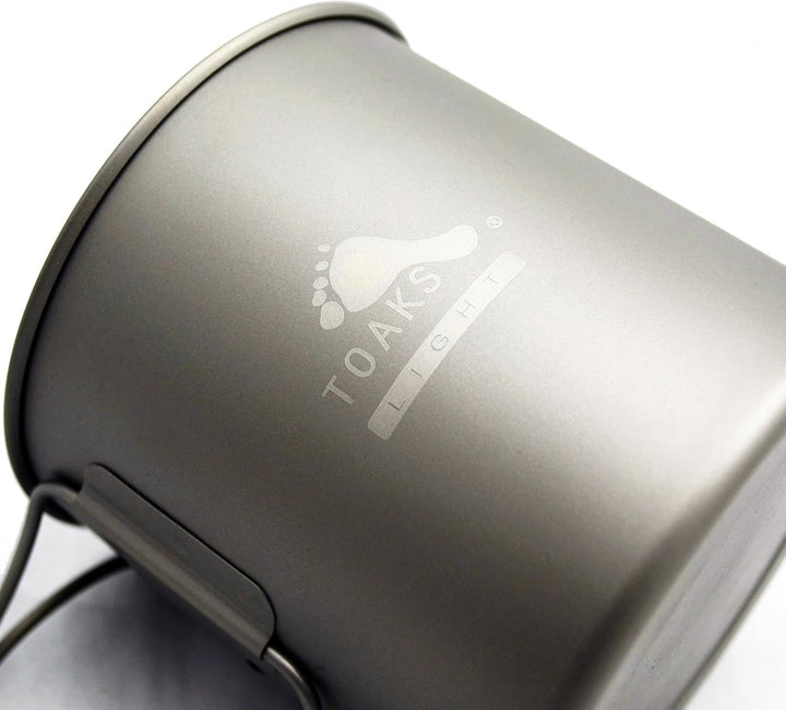 TOAKS Camping Titan Topf Becher Schale (375ml, 450ml, 550ml, 650ml, 700ml, 750ml, 900ml), Outdoor Pi