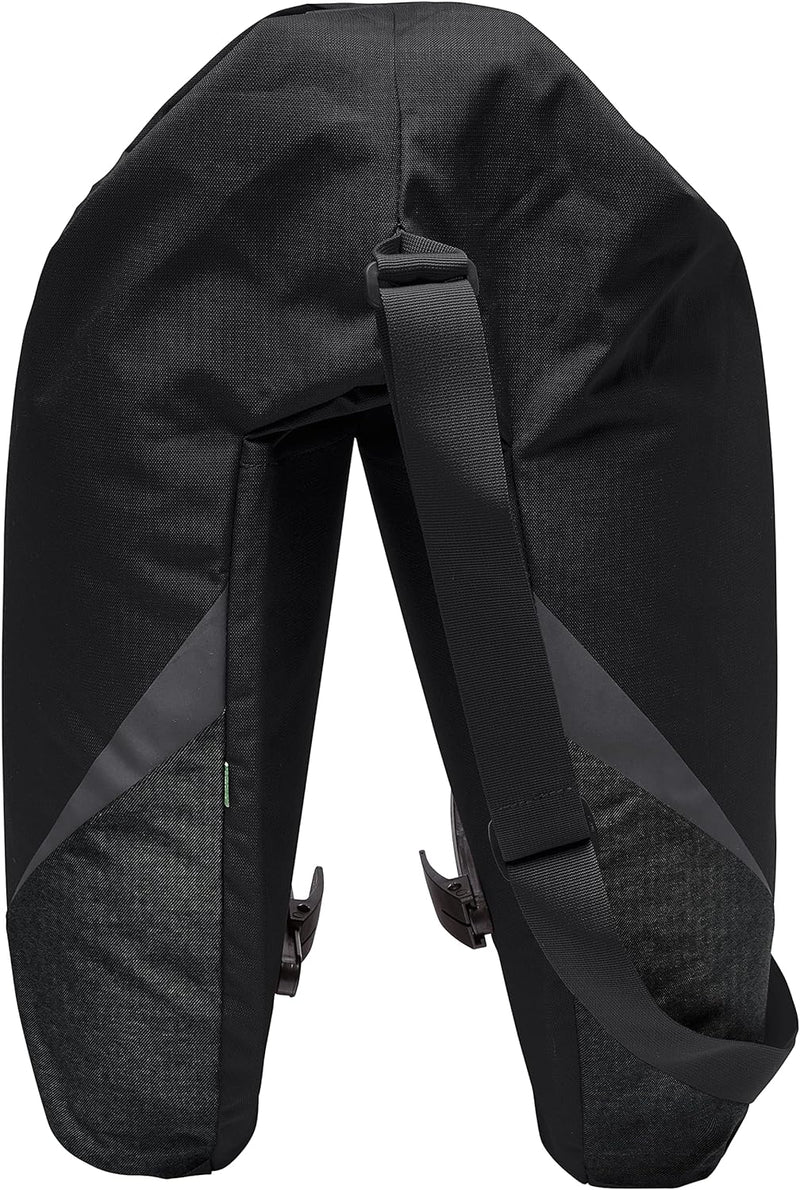 Vaude 15919 Unisex – Erwachsene Road Master Urban (Double) Hinterradtaschen Schwarz Einheitsgrösse,