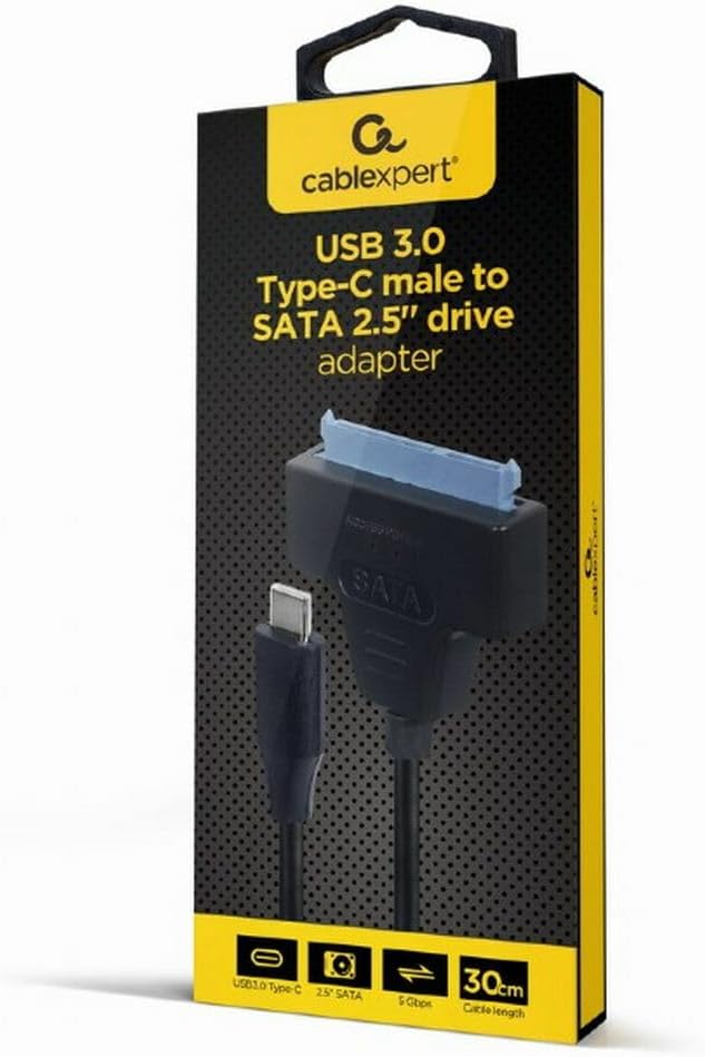 Gembird USB 3.0 Typ-C Stecker auf SATA 6,3 cm (2,5 Zoll)