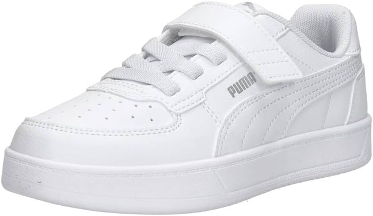 PUMA Unisex Kinder Caven 2.0 Ac+ Ps Sneaker, 28 EU White Silver Black