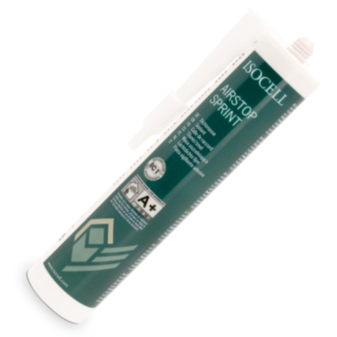 AIRSTOP Dichtmasse SPRINT (310ml) - dauerelastisch, selbstklebend, beige, 1,17 g/cm³, 2 Tage Aushärt