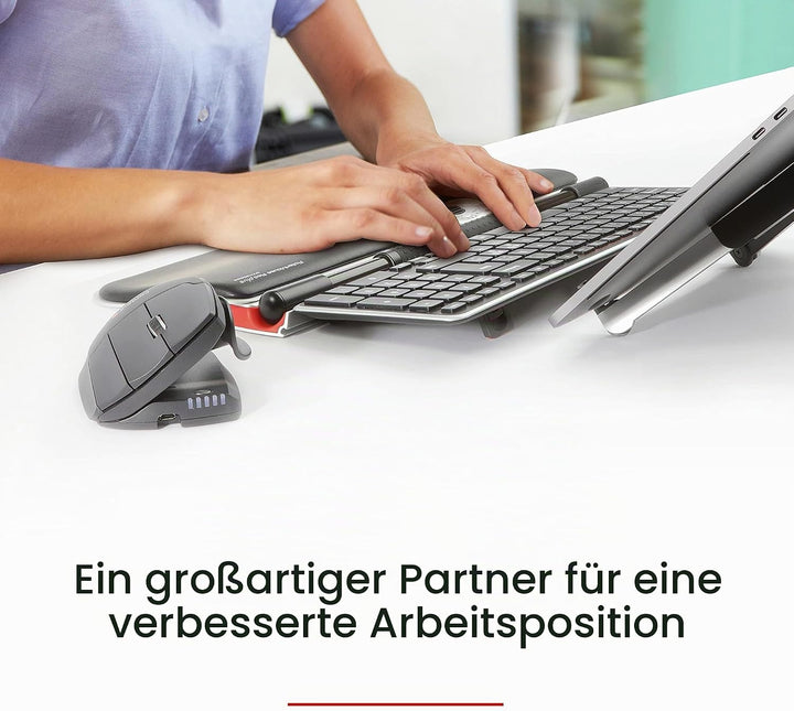 Contour Balance Keyboard | Kabelgebundene Tastatur | QWERTZ Layout | Super Flache Computertastatur |