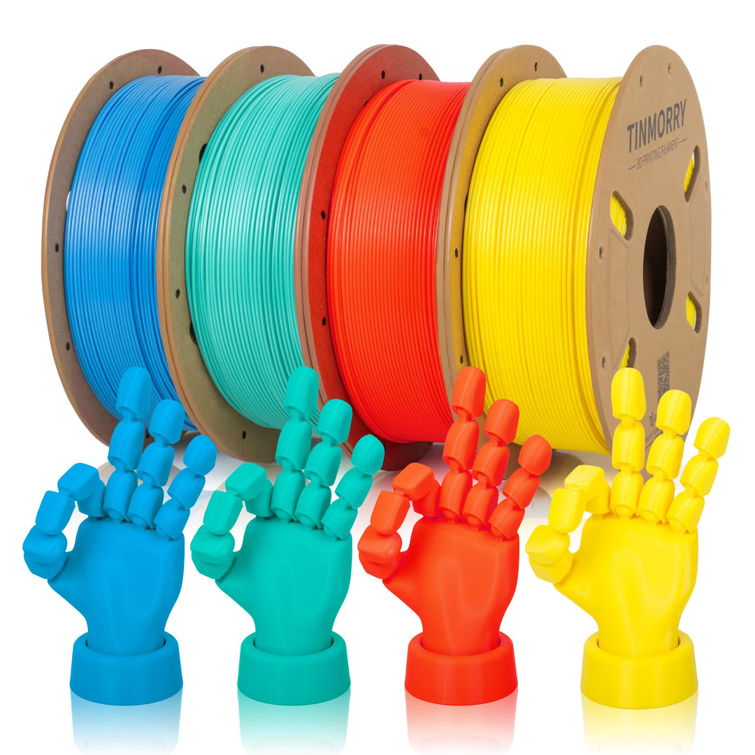 TINMORRY PETG 3D Drucker Filament Bundle, PETG Filament 1,75 mm, Rapid PETG-Eco 3D Drucker Filament,