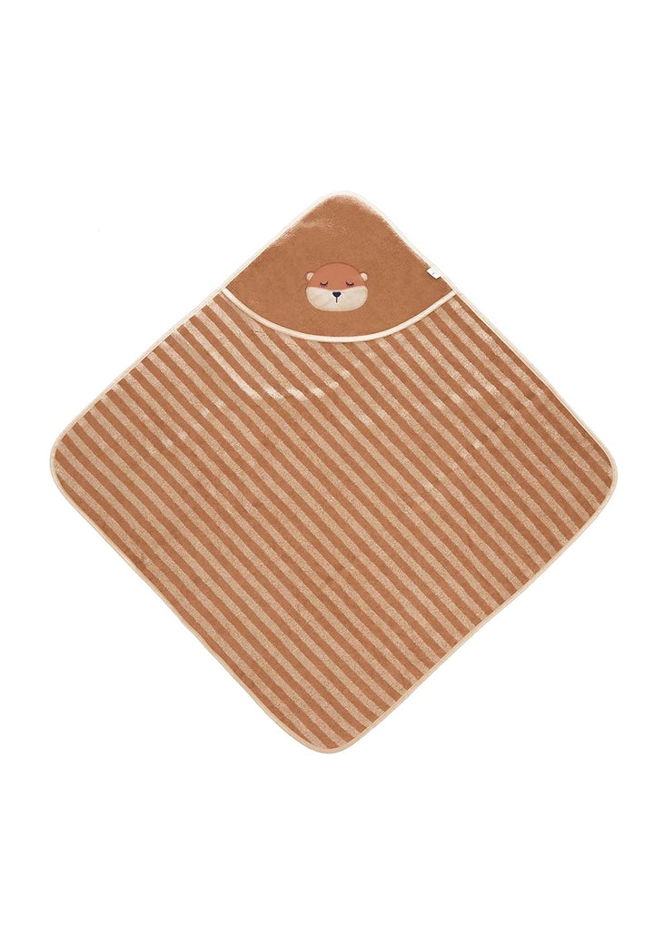 Sterntaler Baby Unisex Badetuch Baby GOTS Otti - Badeponcho Baby, Kapuzenhandtuch, Badehandtuch Kind