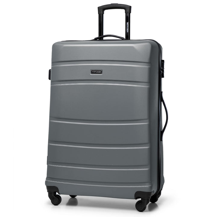 WITTCHEN Grosser Koffer Trolley Koffer Reisekoffer aus ABS Hartschalen Trolley 4 Rollen Kombinations