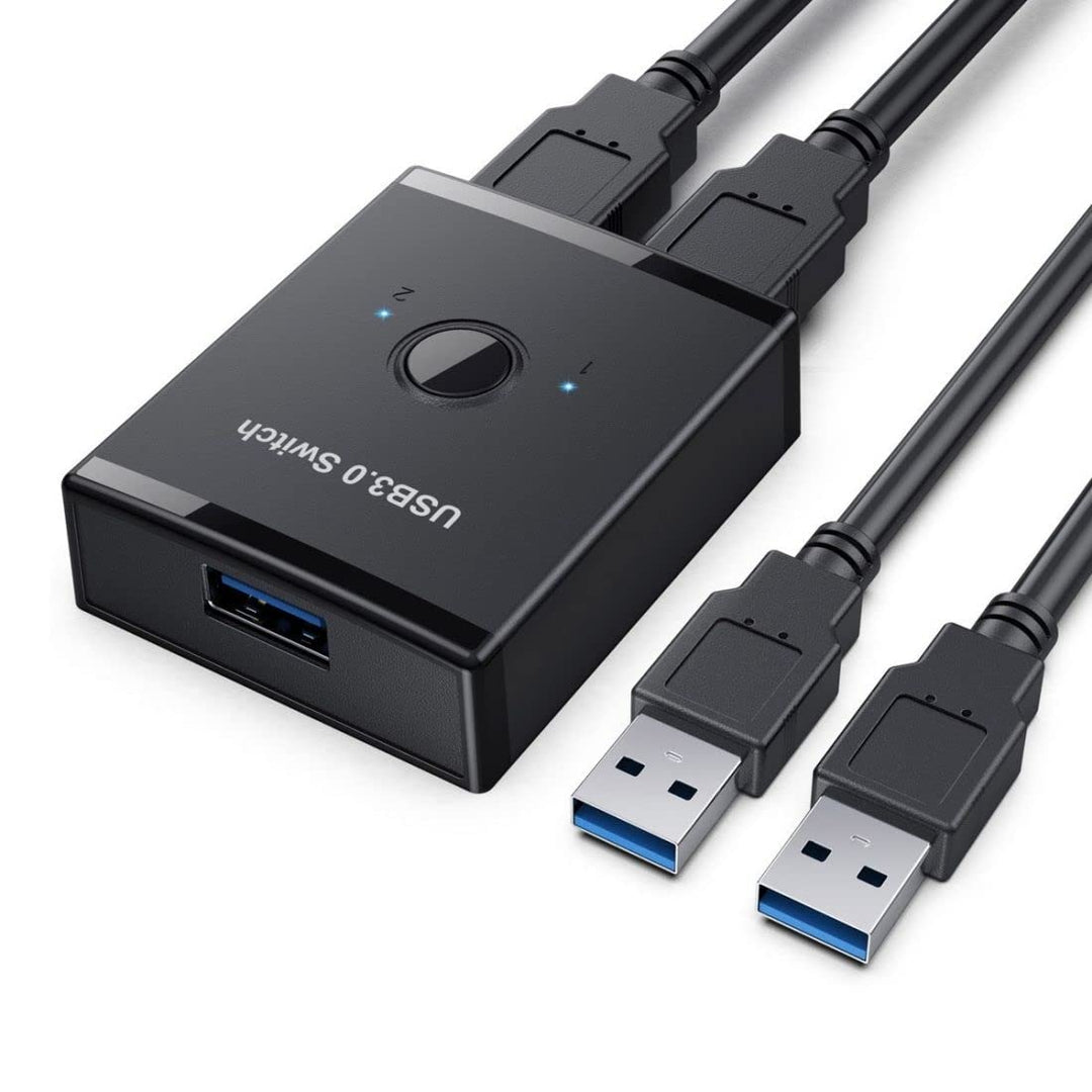 Chenyang USB 3.0 KVM Bidirektional Sharing Switch Selector 2 Computer Freigeben 1 USB Geräte ＆ 1 Com