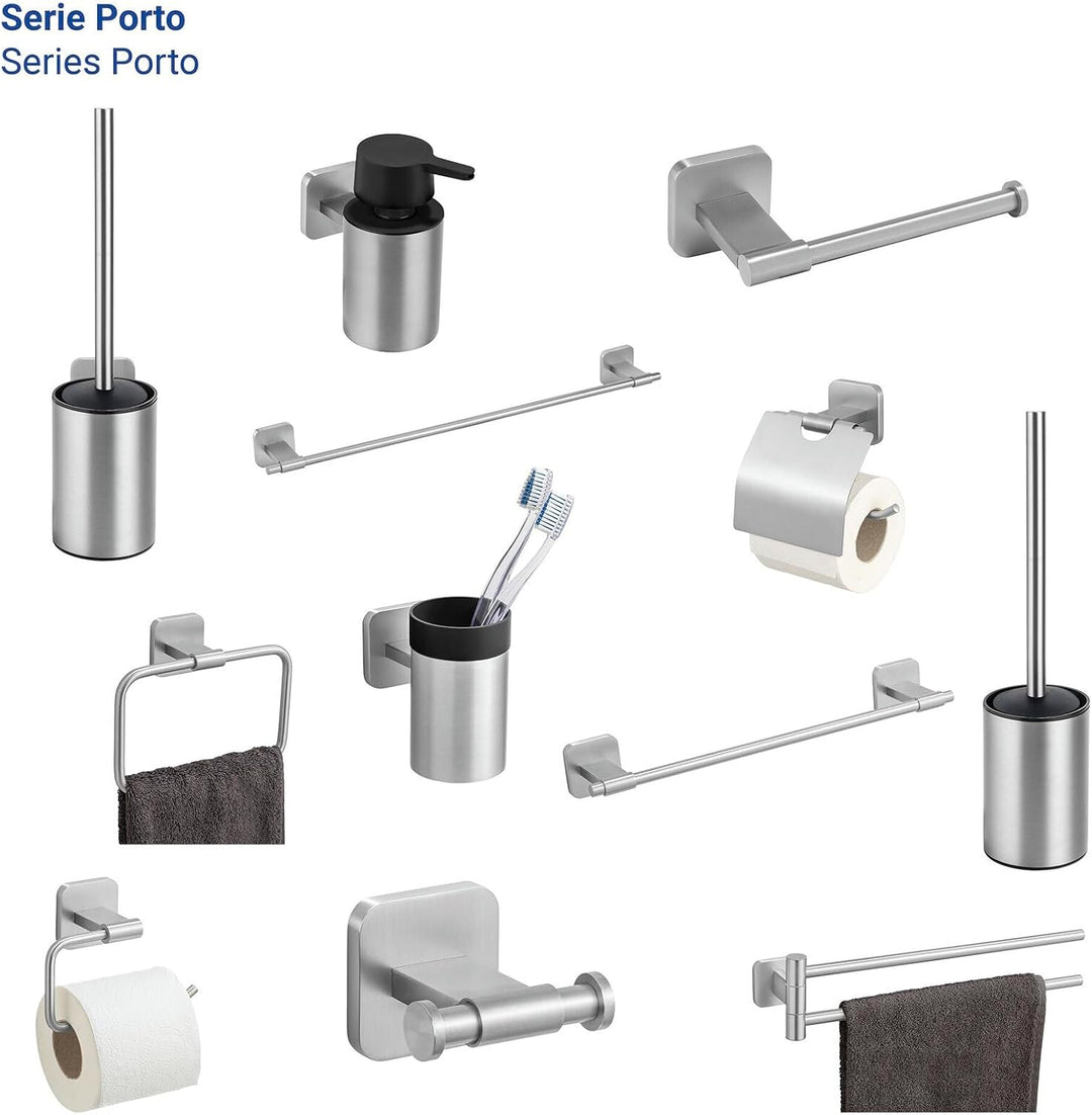 WENKO Turbo-Loc® Handtuchring ohne Bohren für die Wand